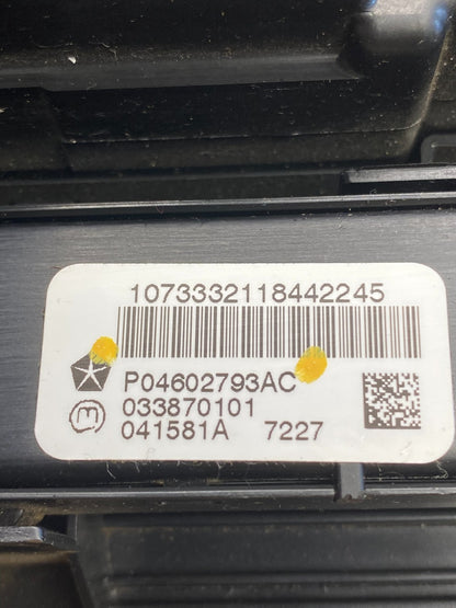 2008 to 2010 Jeep Grand Cherokee Center A/C Heater Climate Control AG0115 DG5