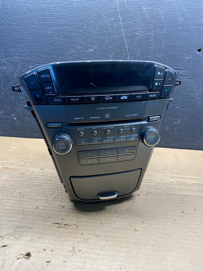 2010 to 2013 Acura Mdx Radio Stereo 6 CD Player Climate Control Pan OE AE4549 DG0