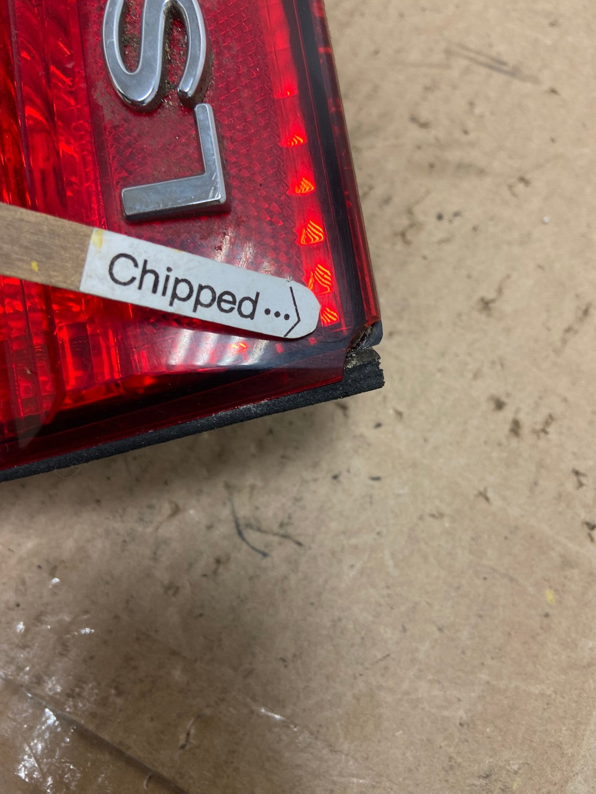 2000 2001 2002 Lincoln Ls Right Passenger RH Side Inner Tail Light AE6430 LK6