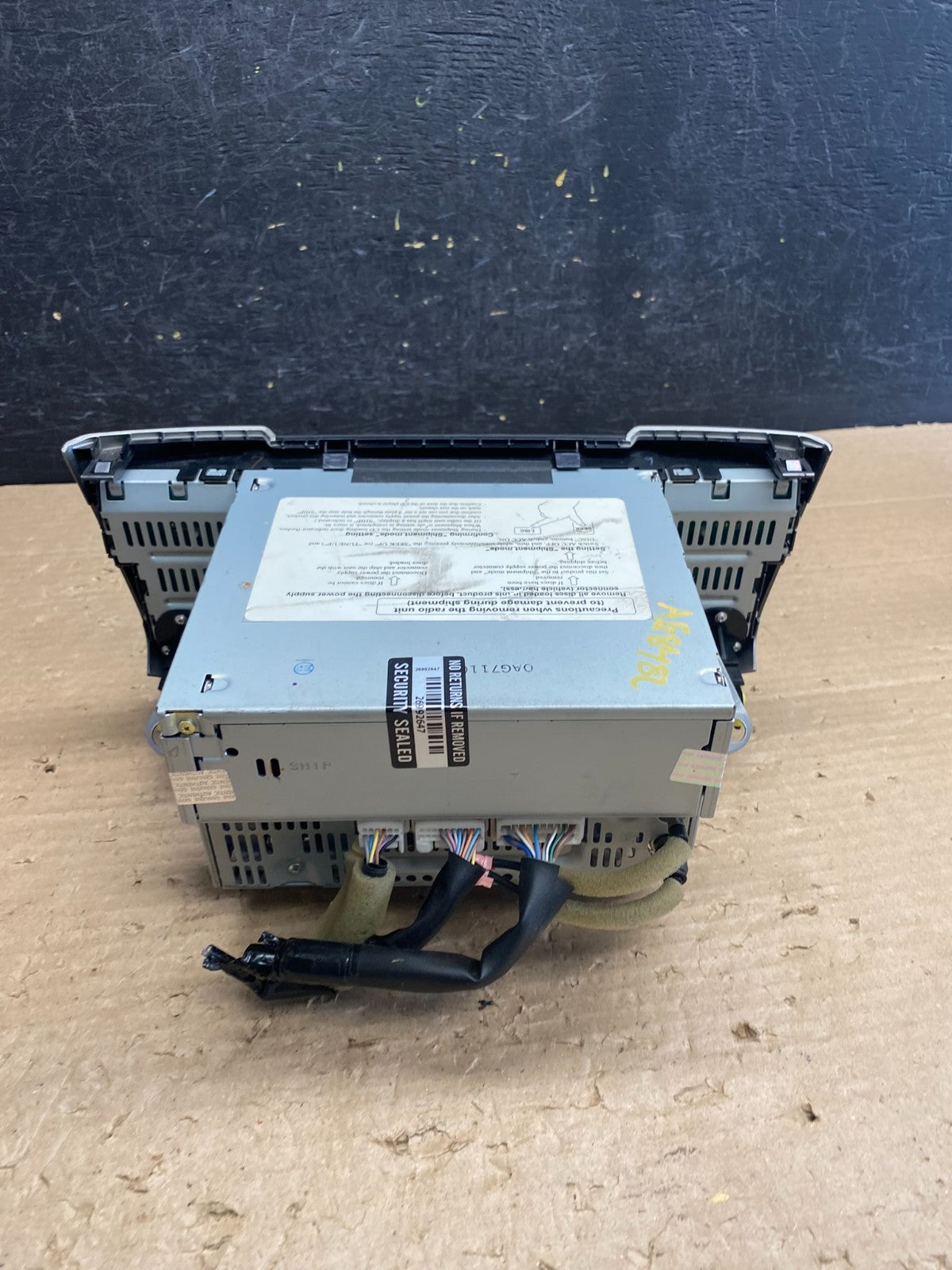 2006 Lexus RX400h Radio Casette AM-FM CD Player AG8482 DG4