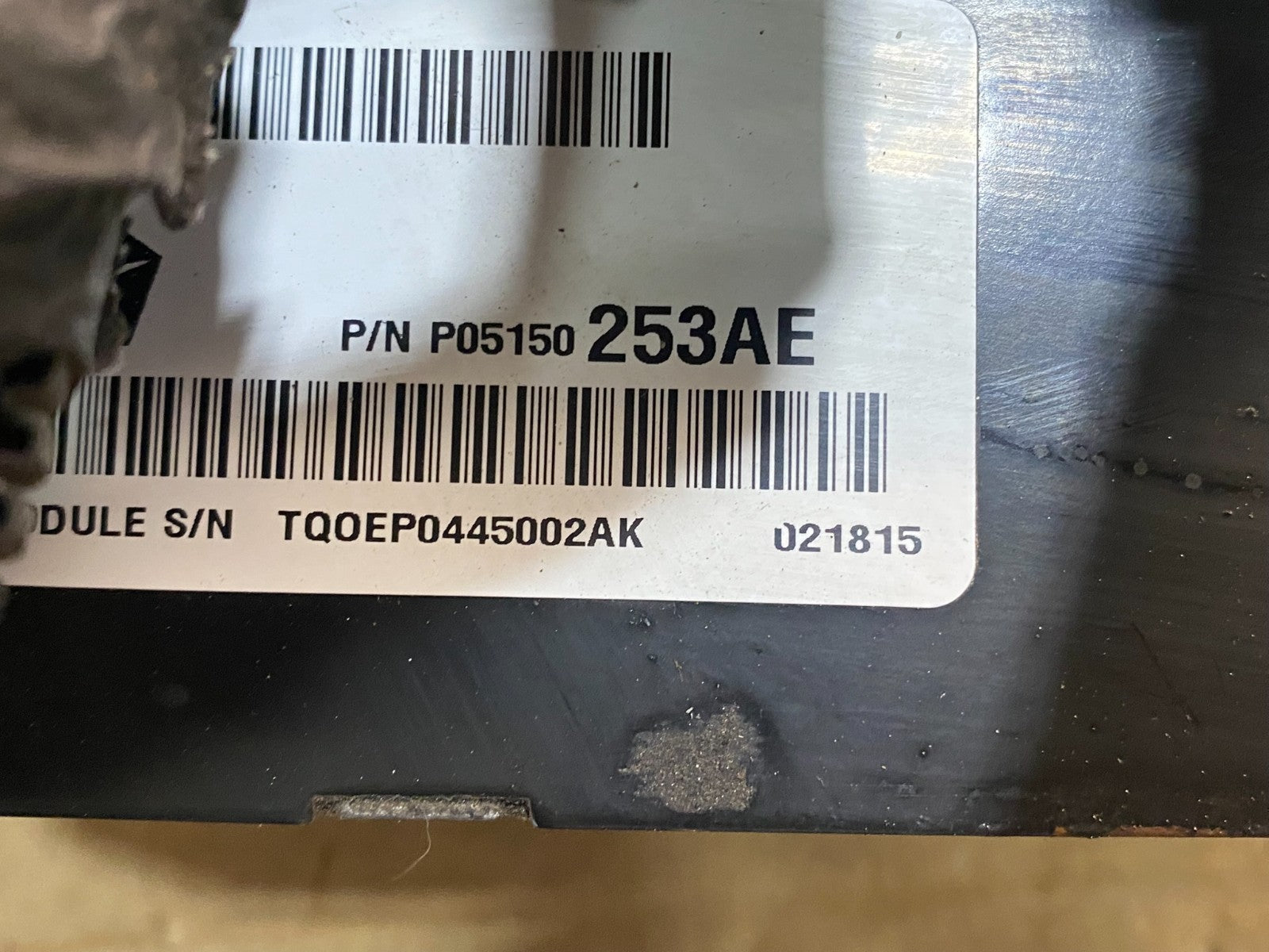 2009 2010 Caravan Town & Country Engine Control Unit ECU Module af7645 DG2