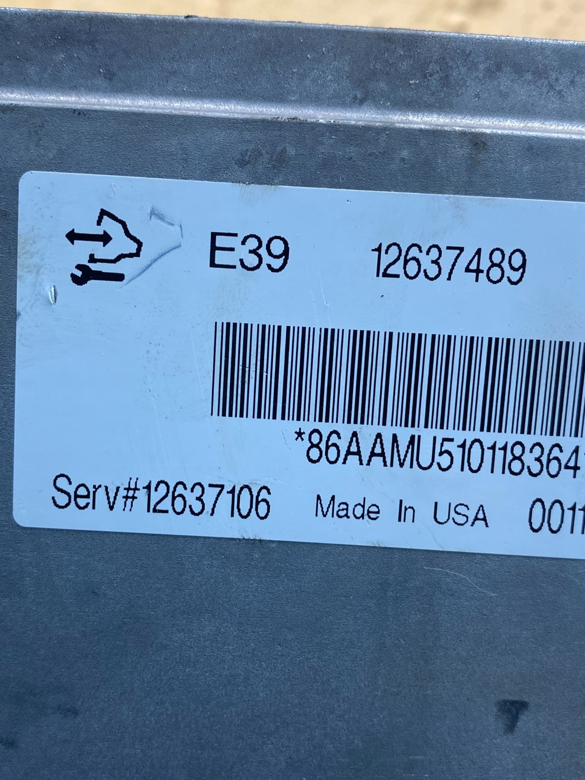 2010 2011 Chevrolet Equinox Terrain Ecu Engine Control Module Unit Ecm AD9843 DW2