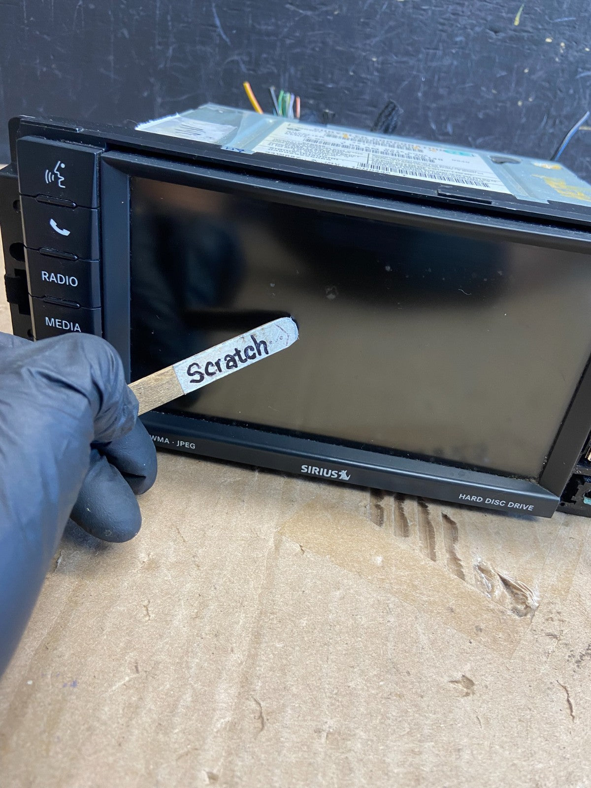 2008 2013 Jeep Dodge Chrysler Screen Display CD Player Satellite Radio AE1701 DG1