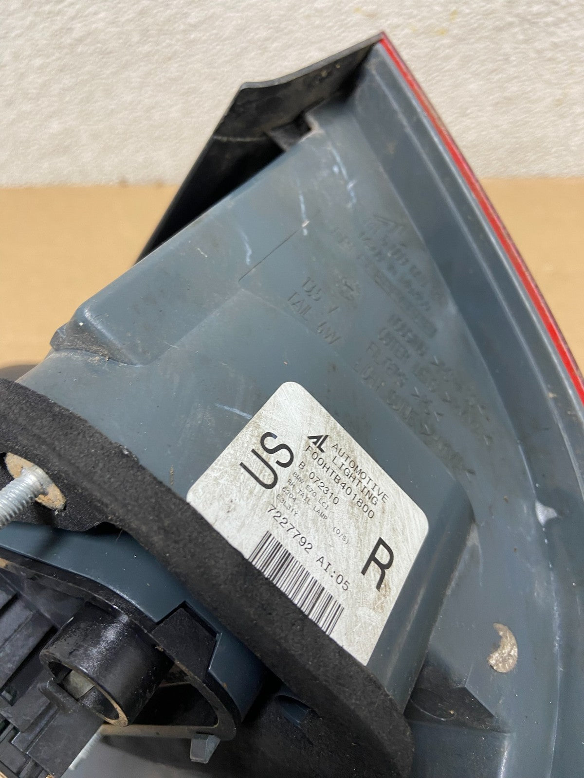 2011 2012 2013 Bmw X5 E70 Right Passenger Side Rh Tail Light Oem AB3465 LK6