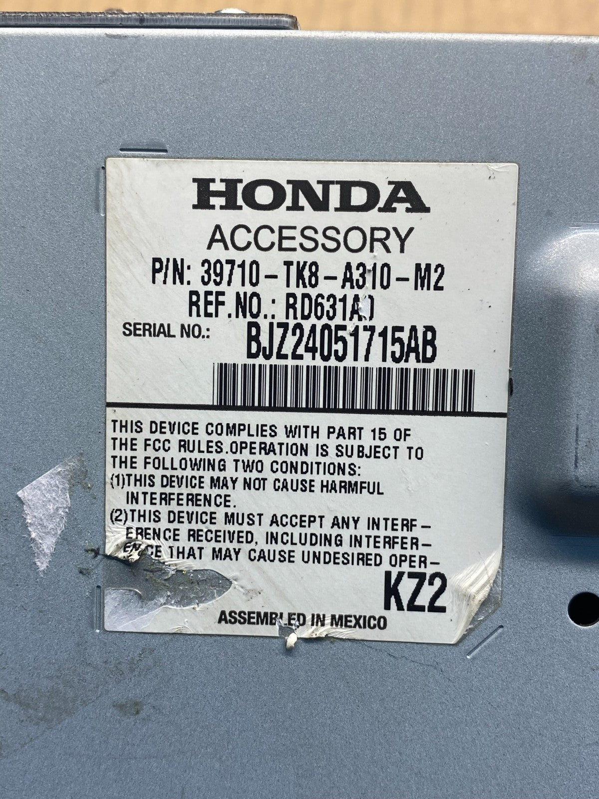 2011 2012 2013 Honda Odyssey Speedometer Instrument Cluster AG3911 DW5