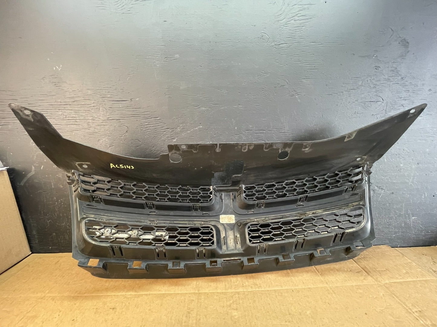 2011 to 2014 Dodge Avenger Front Upper Black Grill Grille AA6180 DG5