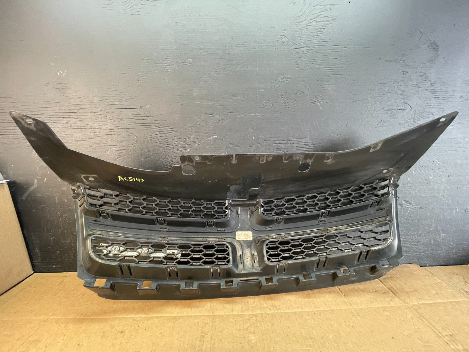 2011 to 2014 Dodge Avenger Front Upper Black Grill Grille AA6180 DG5