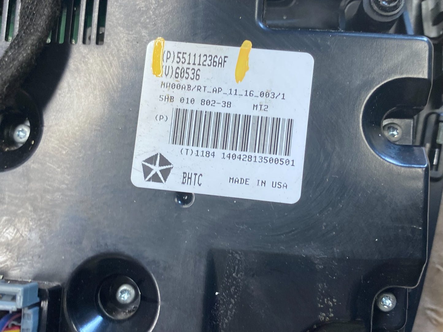2011-2016 Dodge Grand Caravan Temperature Climate Control AC Heater AB2130 DG5