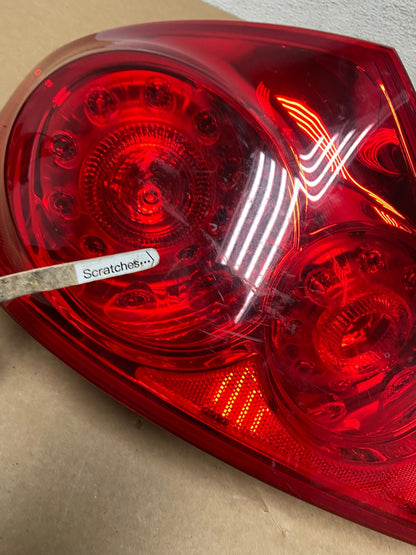2007 to 2013 Infiniti G35 G37 Sedan Left Driver LH Side Tail Light AD3790 LK3