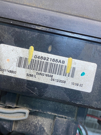 2008 Jeep Grand Cherokee Fuse Box Relay Panel 04692165ab AH3421 DG6