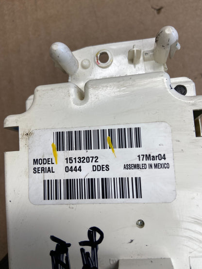 2003-2006 GMC Chevrolet Envoy Trailblazer Climate Control A/C Panel AD2096 DG4
