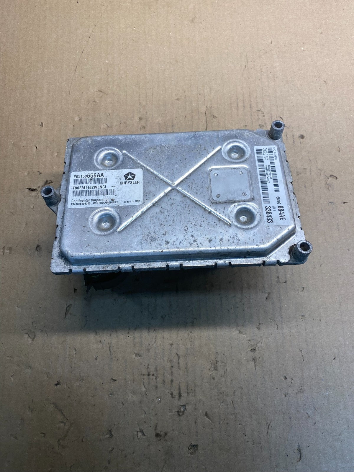 2013 Dodge Journey 3.5L ECU ECM Engine Computer Module p68092684ae AC0698 DG1