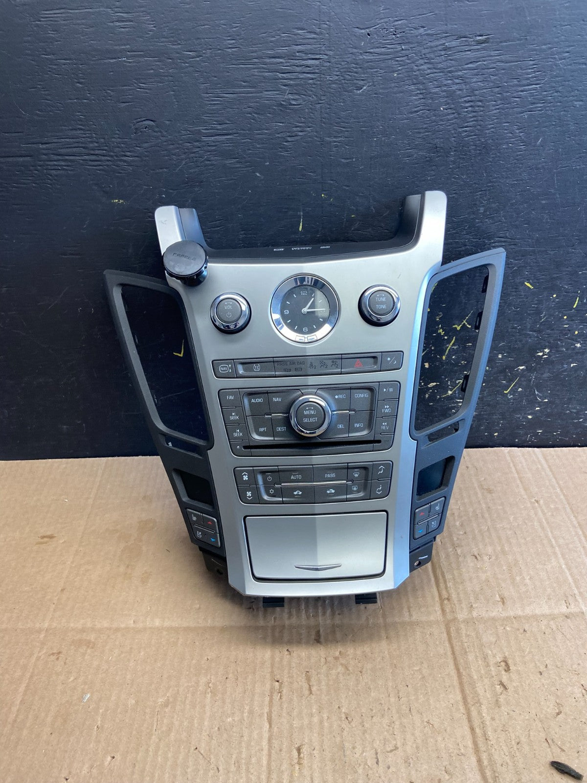 2008-2012 Cadillac CTS A/C Heater Radio Climate Control Panel Bezel OE aa8091 DG0