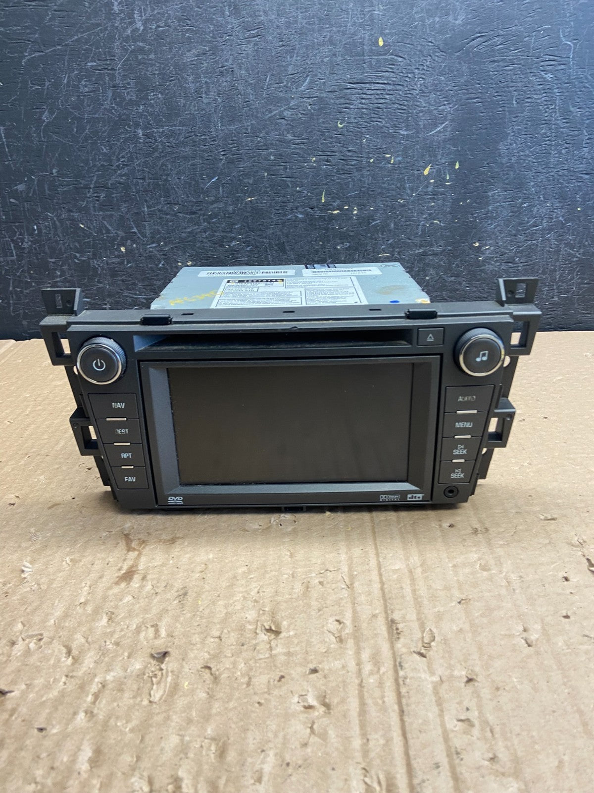 2007 to 2014 Chevrolet GMC Cadillac Radio Navigation Screen Display AF6390 DG0