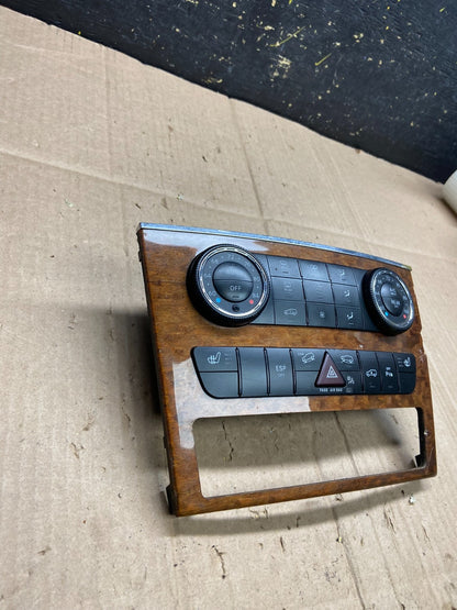 2007-2012 Mercedes X164 GL350 GL450 Climate Control Bezel Wood Switch AA4836 DG3