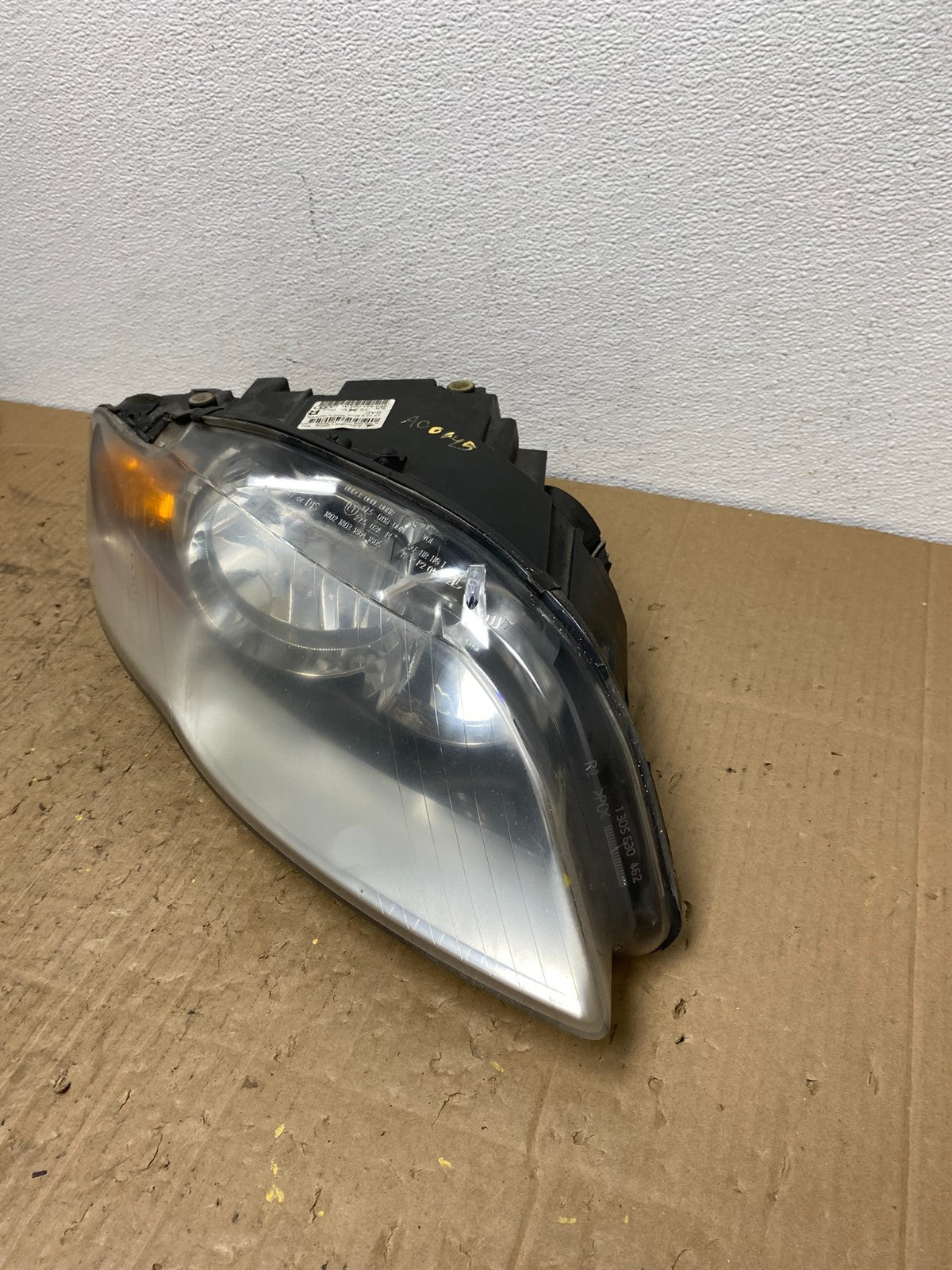 2005 2006 2007 2008 Audi A4 Right Passenger RH Halogen Headlight Oem AC0145 DW2
