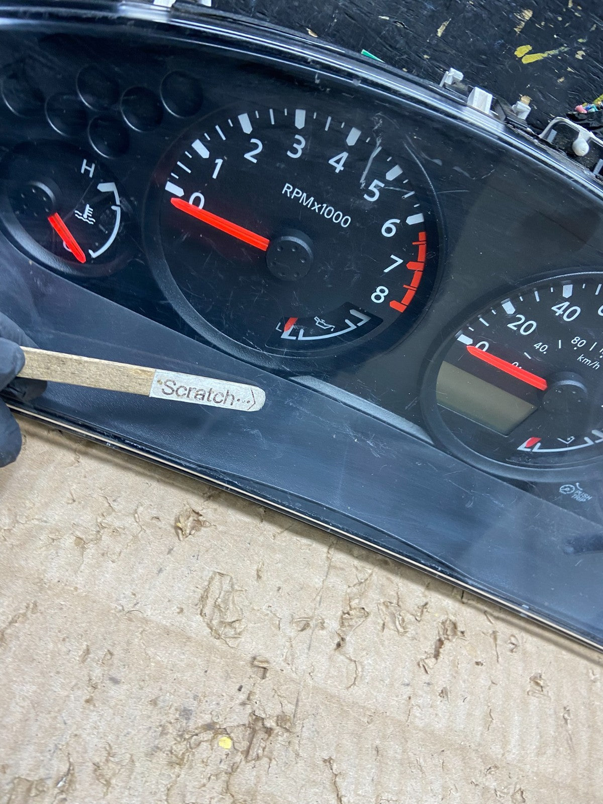 2007 to 2009 Nissan Xterra Frontier Speedometer Cluster Gauge OEM V7786 DG1
