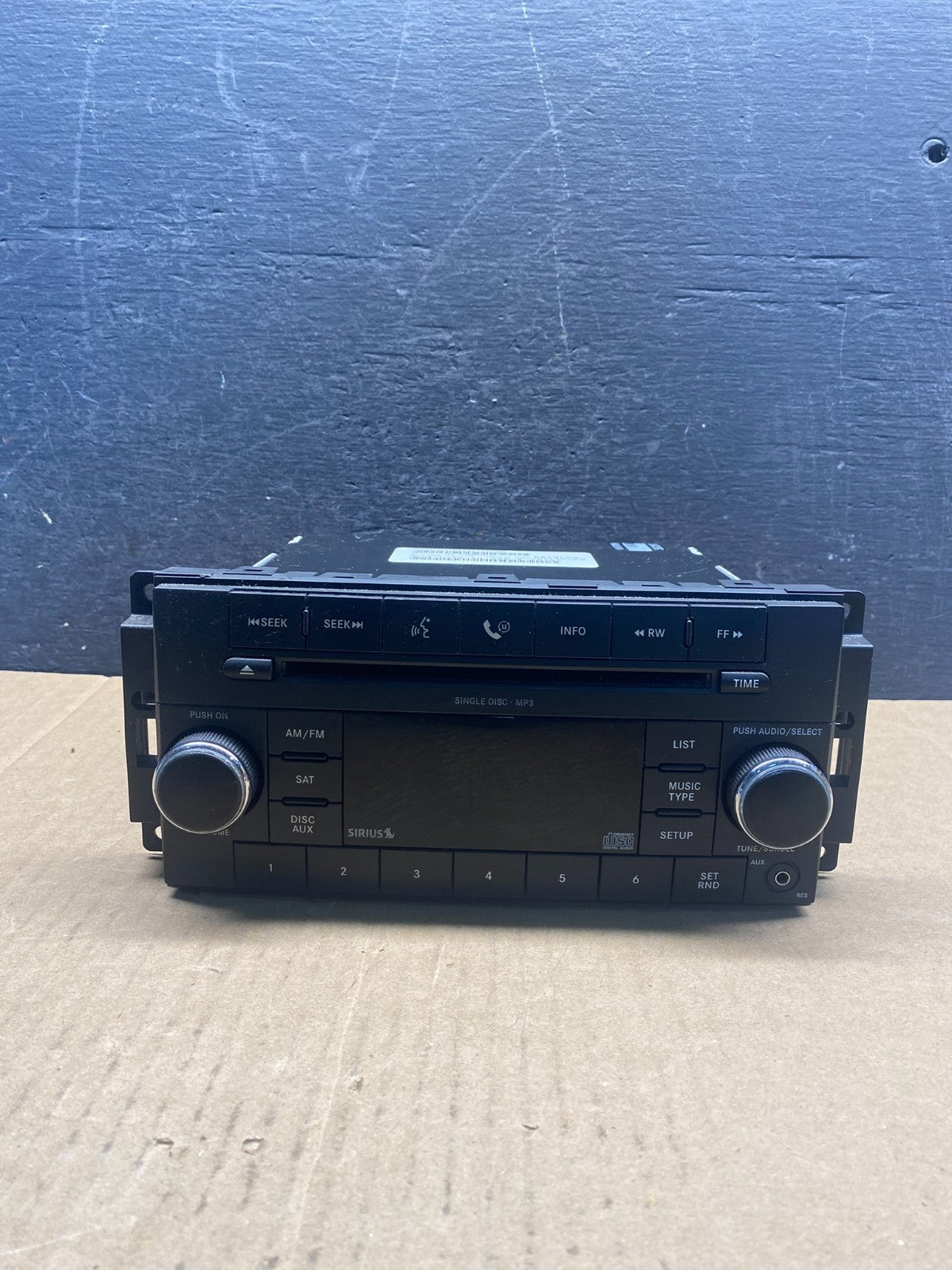 2007-2012 Chrysler Dodge Jeep Ram Radio CD MP3 AUX Receiver AG3766 DG0