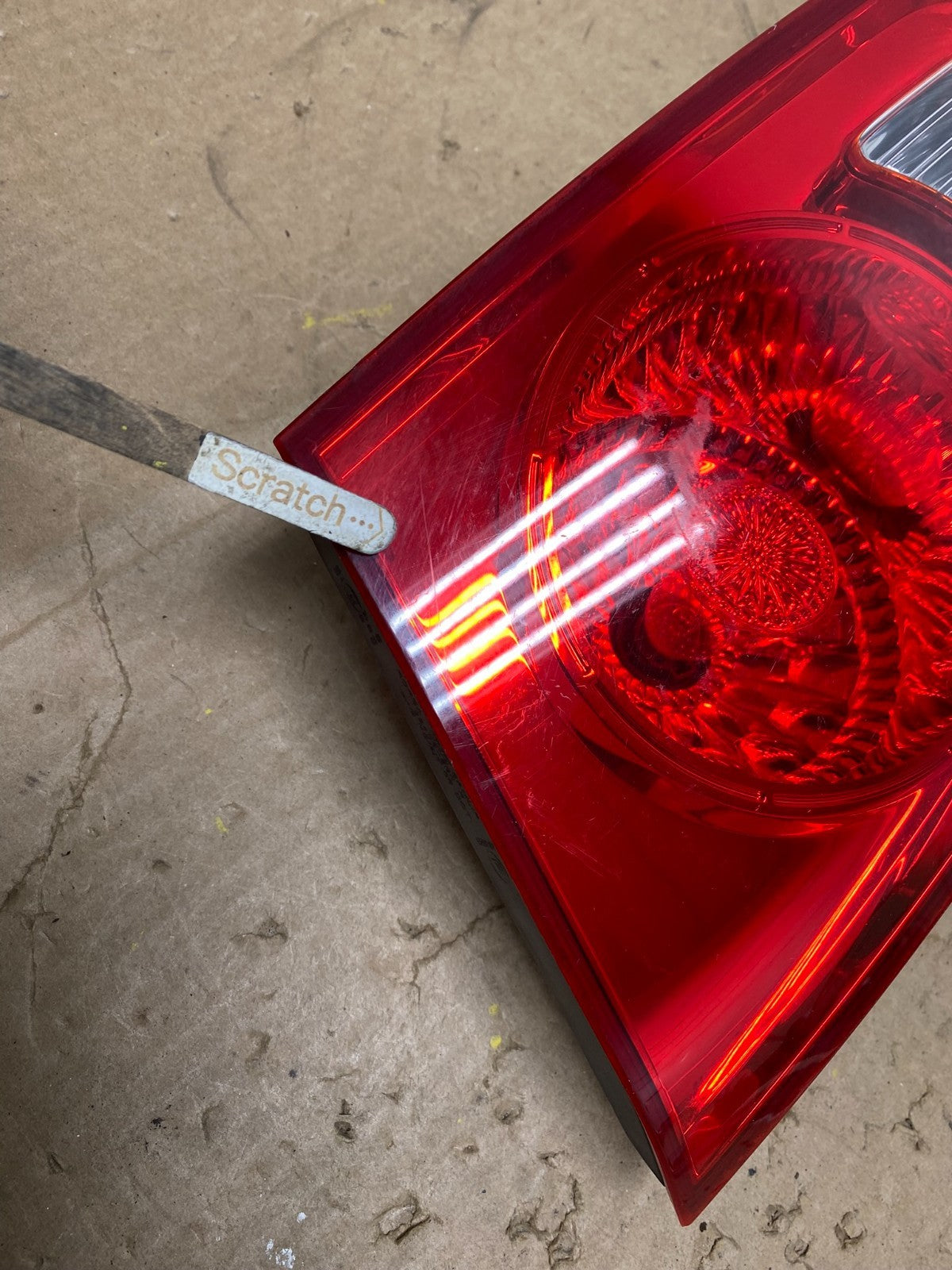 2007 2008 2009 Hyundai Santa Fe Right Passenger Tail Light Inner Oem X2317 DW3