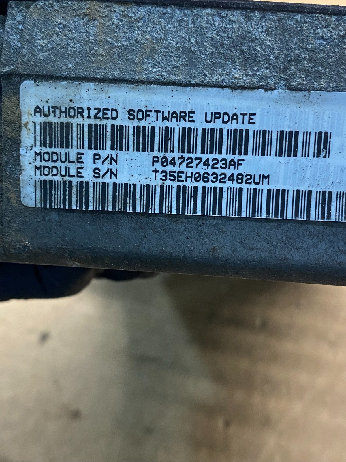 2002 Dodge Caravan Engine Control Unit ECU Module af7703 DG2
