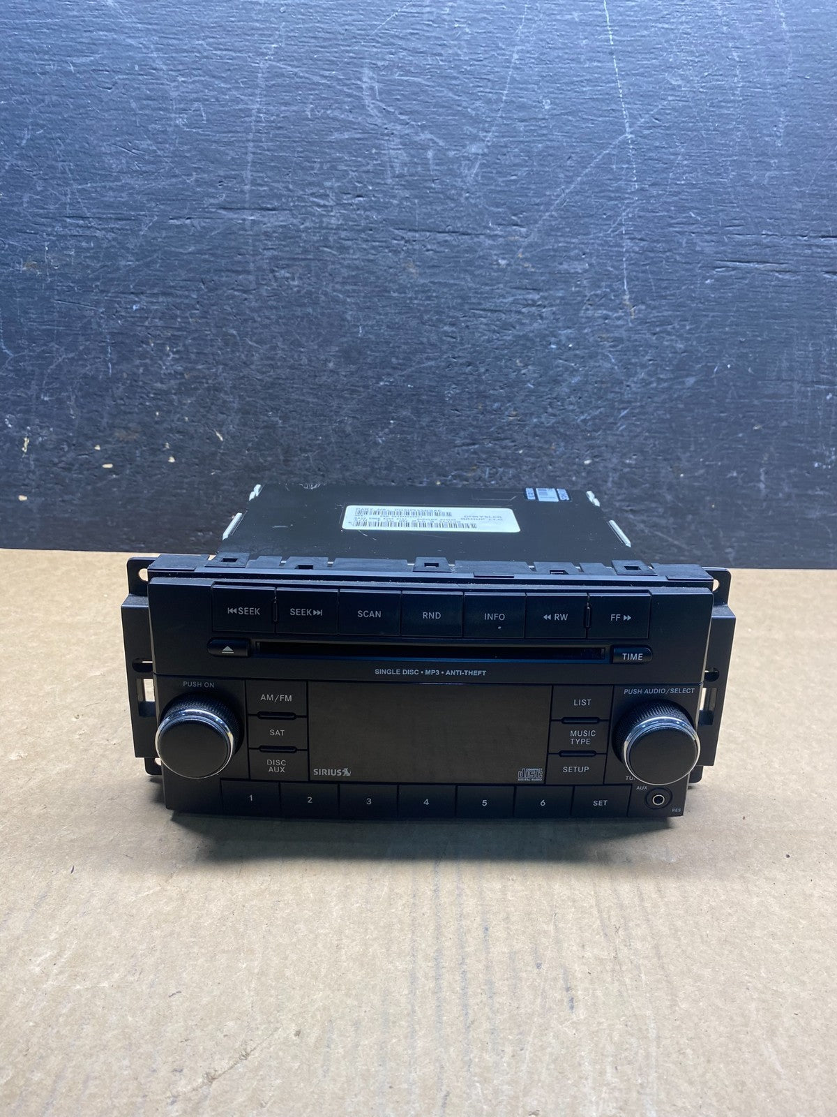 2007-2012 Chrysler Dodge Jeep Ram Radio CD MP3 AUX Receiver AG7367 3DG0