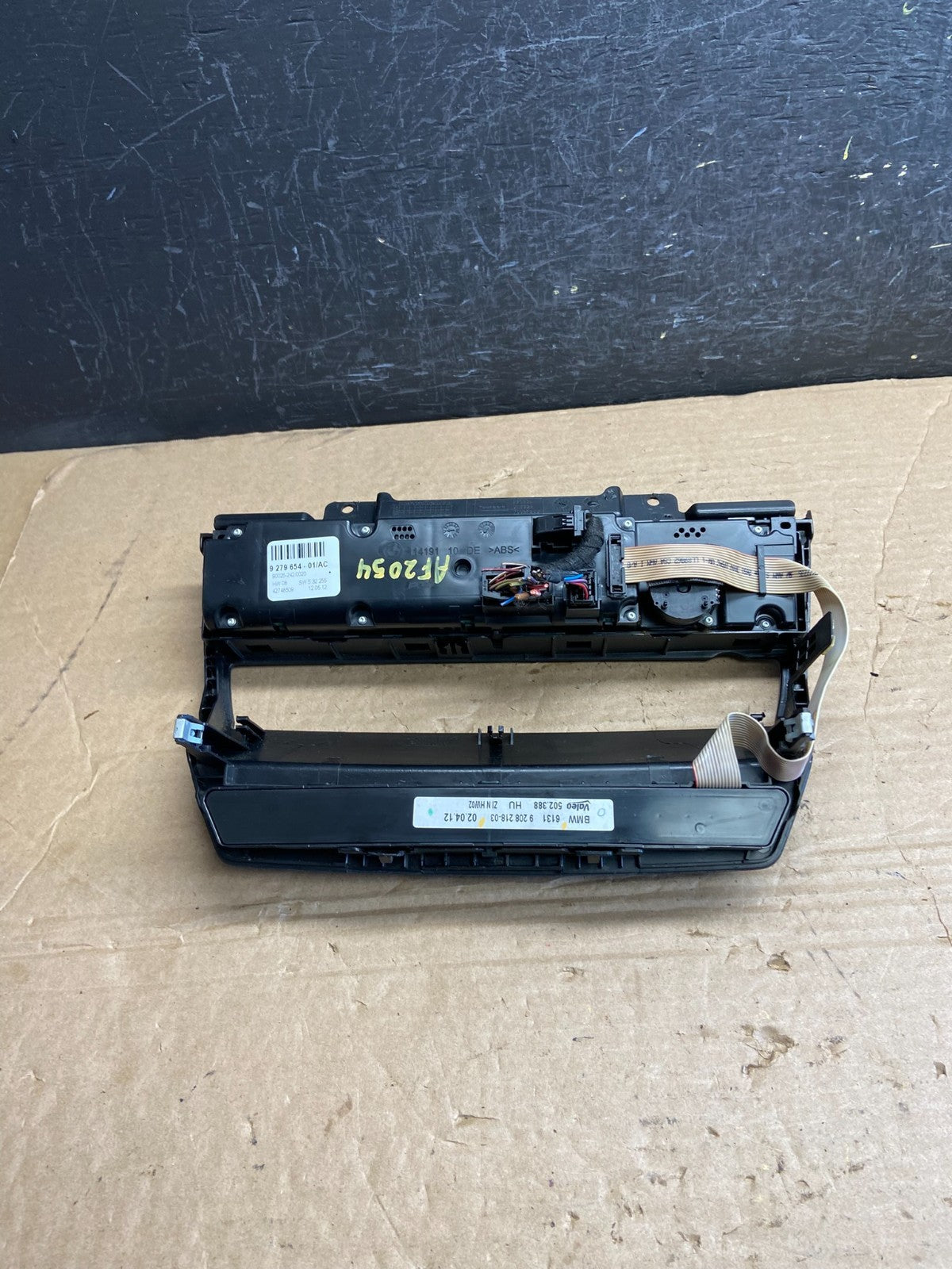2007-2013 Bmw X5 AC Heater Climate Control Temperature Panel Trim AF2054 DW4