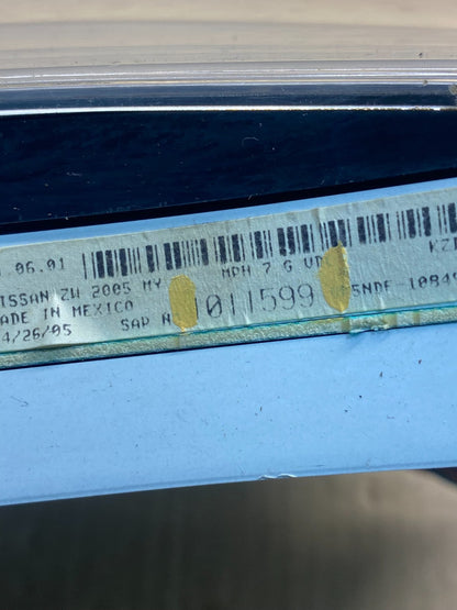 2005 Nissan Armada Speedometer Cluster Gauge AD1611 DG5