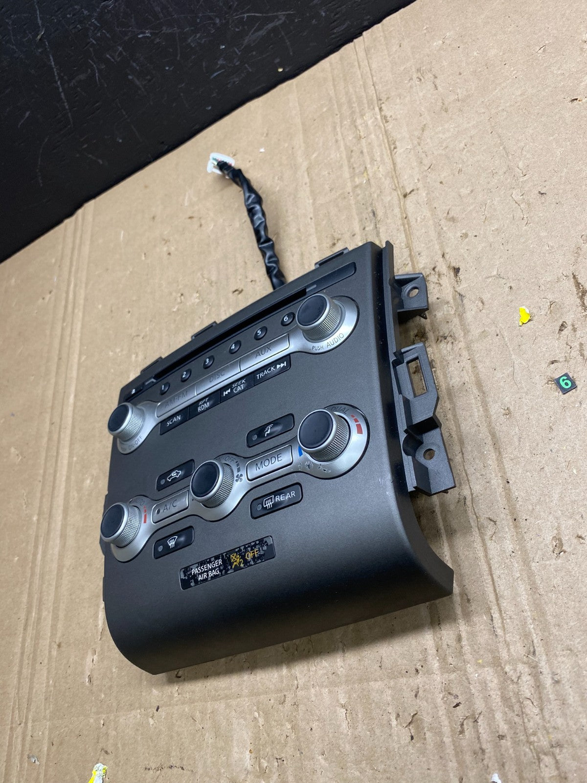 2011 - 2014 Nissan Murano AM FM Radio CD Climate Control Panel Oem ab9027 DG2