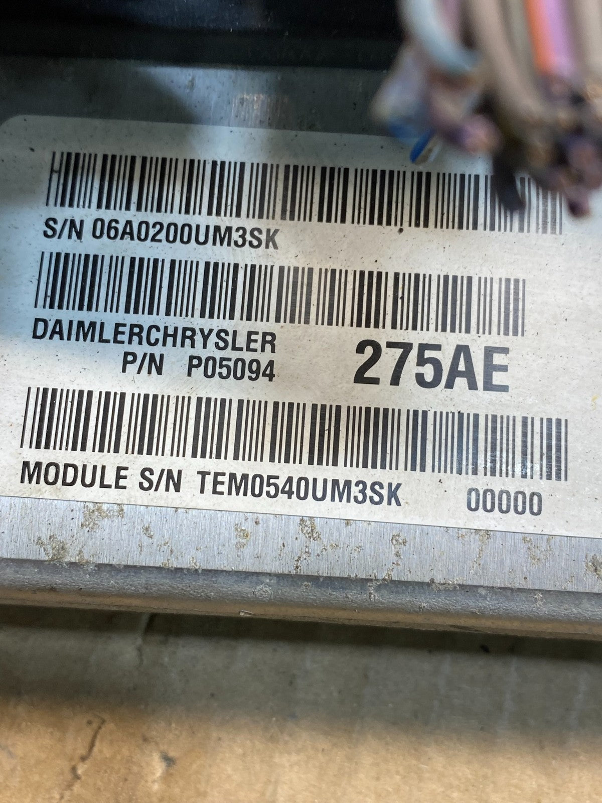 2006 Dodge RAM 1500 Durango 5.7L Engine Computer Module ECU PCM aj0210 DG2