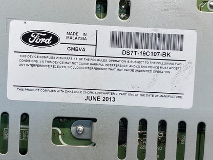 2013 2014 2015 Ford Fusion Radio Audio Receiver AM FM CD MP3 AG3618 DG6