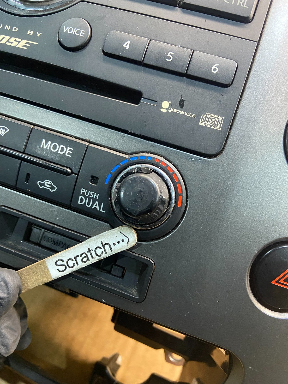 2008 to 2012 Nissan Armada Bose Radio CD Player A/C Climate Control OEM Y3817 DG5