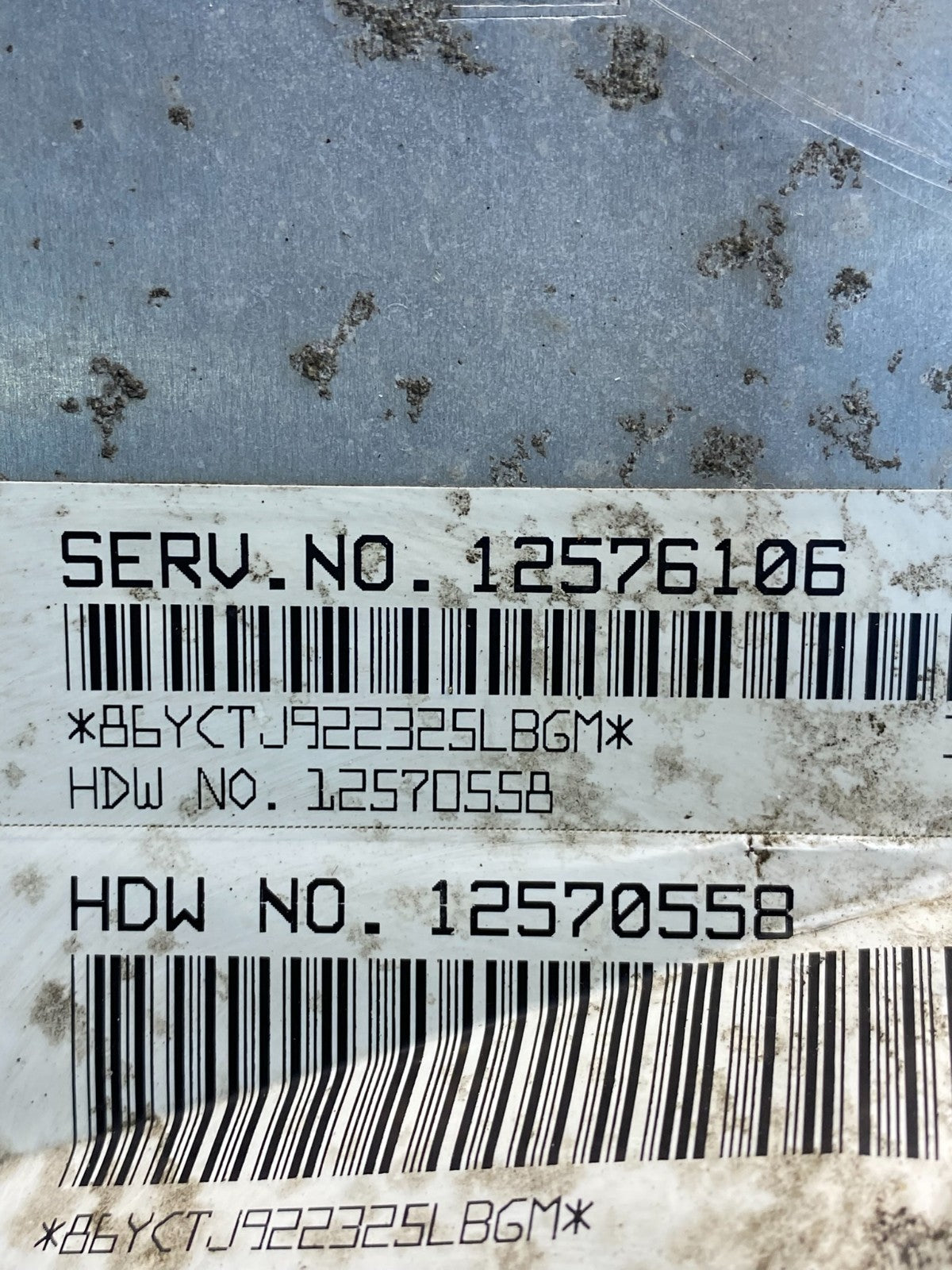 2003 Chevrolet Astro Ecu Engine Control Module Unit Ecm 12576106 AG9432 DW2