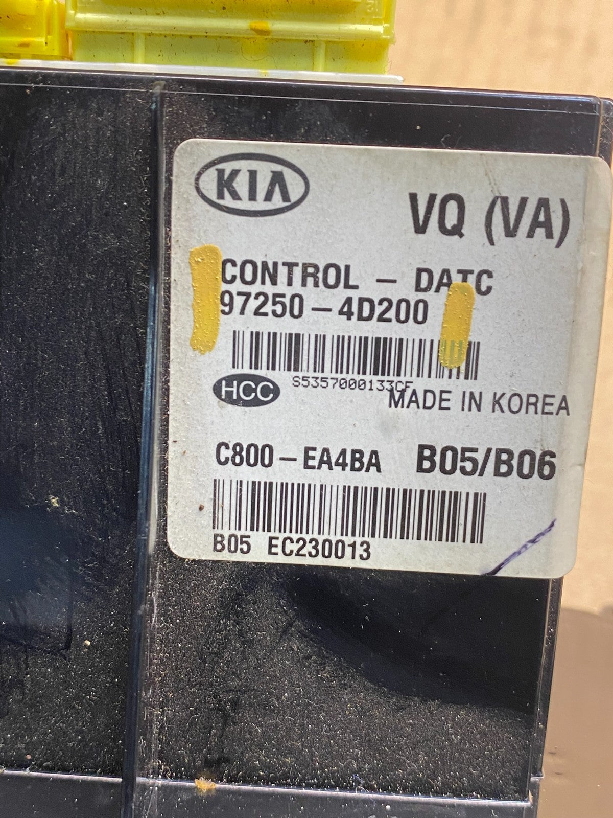 2006 - 2012 Kia Sedona AC Temperature Climate Control Switch ag9644 DG6