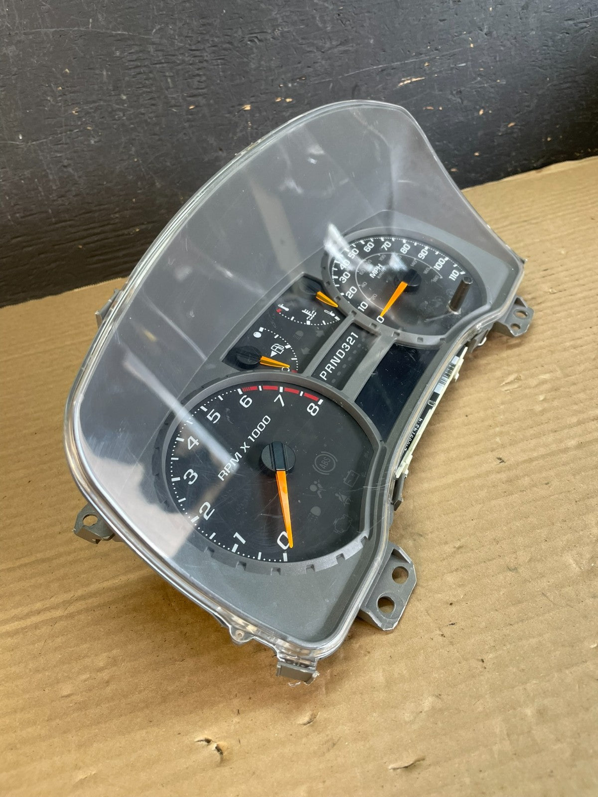 2004 to 2012 Chevrolet Colorado Instrument Cluster Speedometer AF3441 DW1