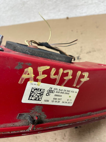 2013-2016 Audi A4 S4 Sedan Right Passenger Rh LED Inner Tail Light AF5704 LK6