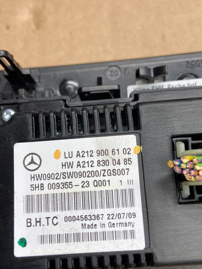 2010-2013 Mercedes W212 E350 E500 A/C Climate Control Panel AI6006 DG4