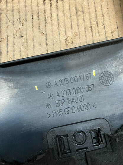 2007 to 2009 Mercedes-Benz E350 Engine Air Intake Cover Cleaner Box OEM W5621 DG8