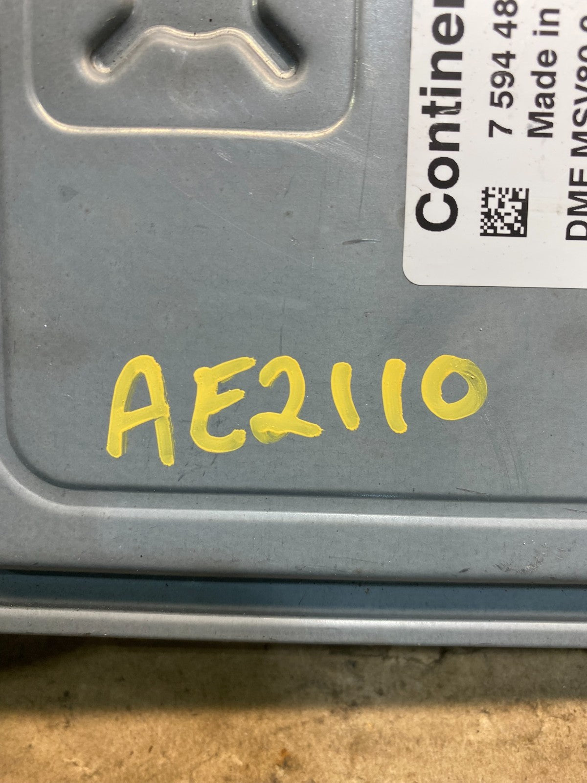 2007 to 2014 BMW X5 ECM ECU Engine Control Computer Module 7594483 AE2110 DW3
