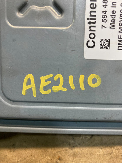 2007 to 2014 BMW X5 ECM ECU Engine Control Computer Module 7594483 AE2110 DW3