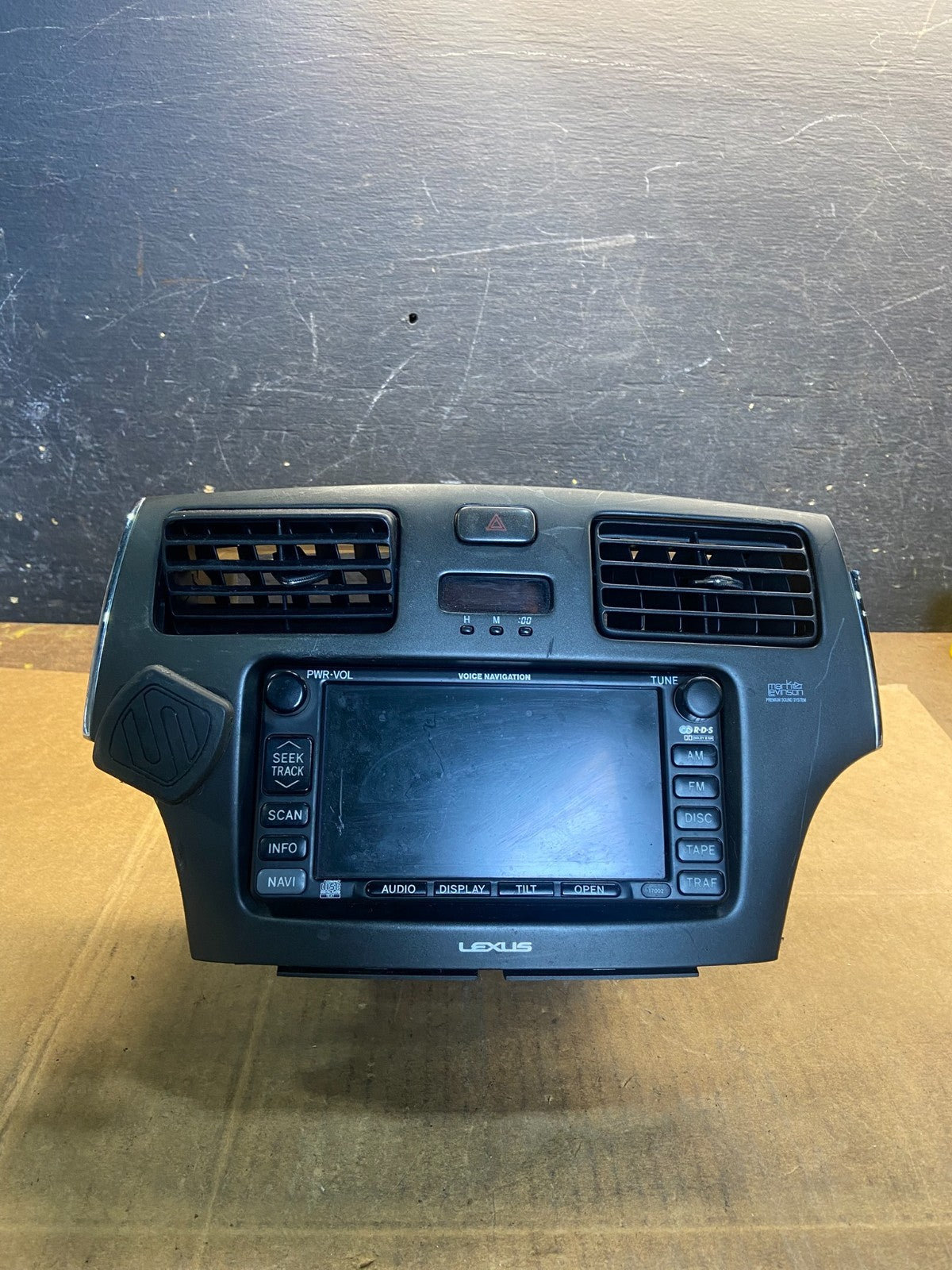 2002-2003 Lexus ES330 Es300 Radio Screen Display Air Vent Bezel OEM Y4003 DG0