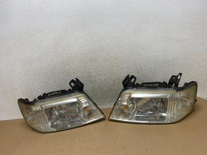 2005 to 2007 Mercury Mariner Left+Right Side Halogen Headlights AJ2371 DW0