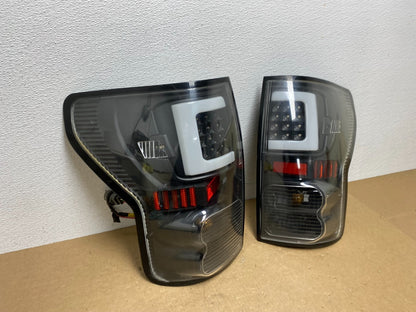 2015 to 2017 Ford F150 Left+Right Side Full LED Black Tail Lights AC1261 DG2