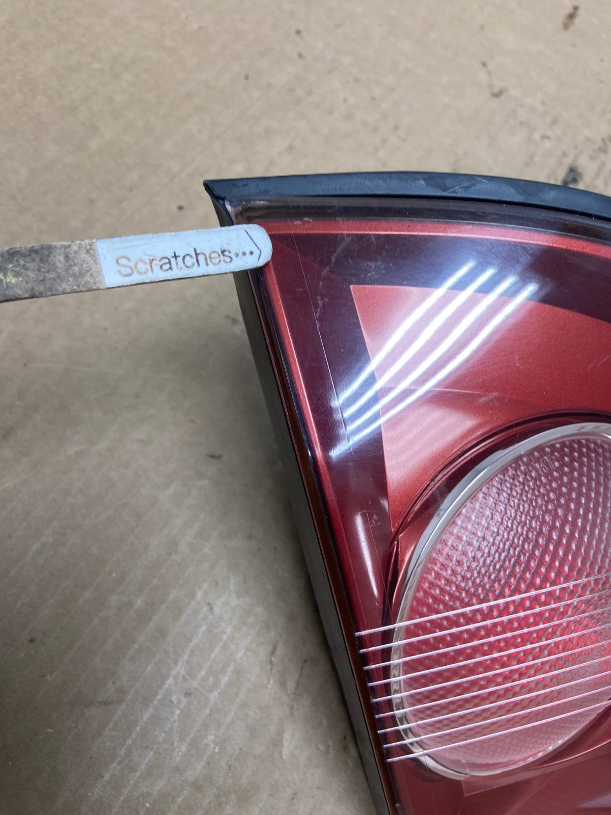 1999-2001 Lexus Rx300 Left Driver Lh Tail Light Inner Trunk Lid AG2482 LK3