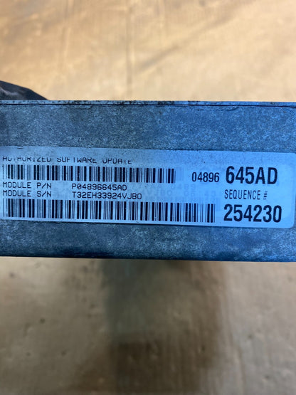 2003 Chrysler Sebring 2.7L Engine Computer Module ECM ECU PCM AA3088 DG2