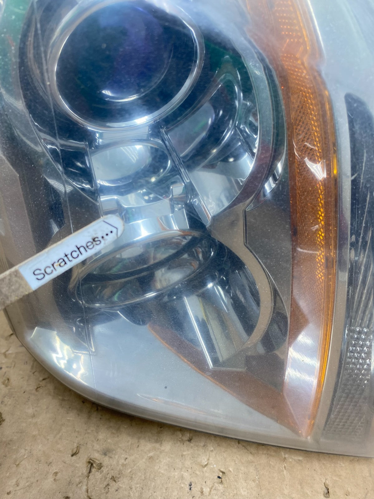 Halogen 2008 to 2014 Cadillac CTS Headlight Right Passenger Rh AD3241 DW3