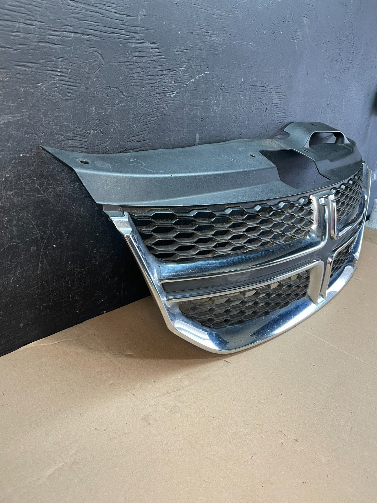2011 to 2018 Dodge Journey Front Upper Chrome Grill Grille AD8401 DG2