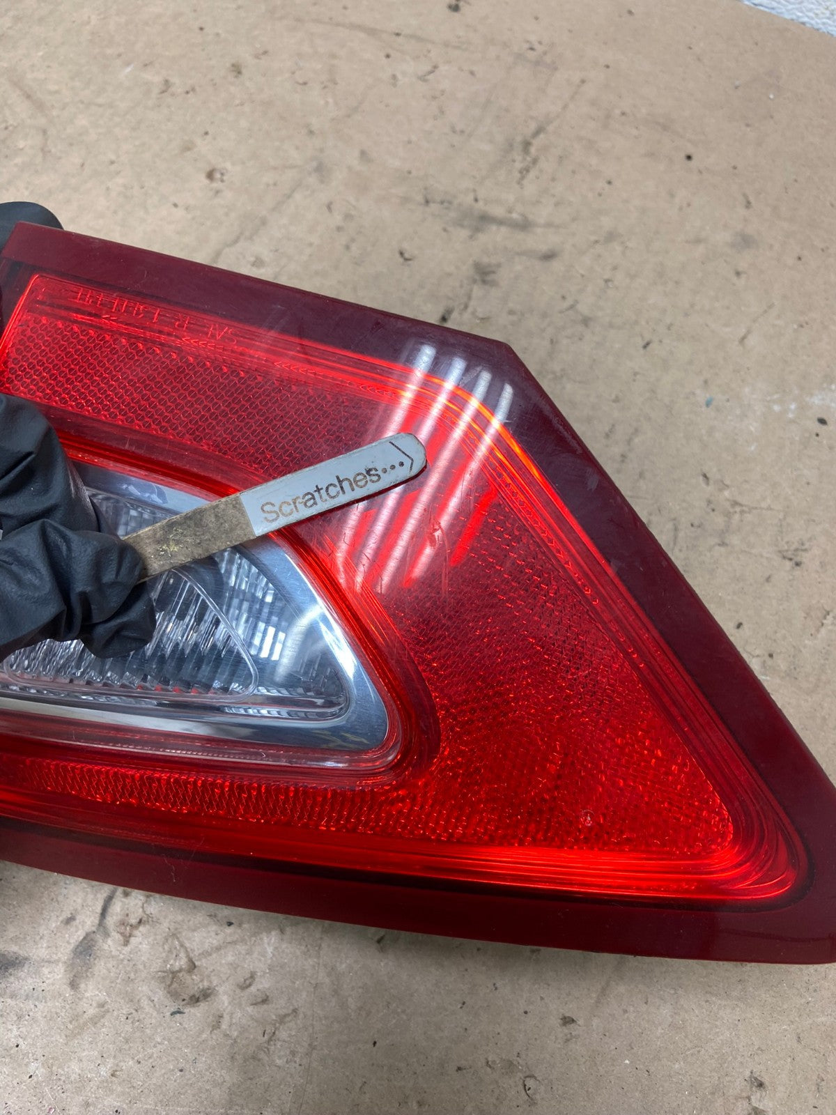 2013 to 2016 Ford Fusion Right Passenger RH Side Tail Light Inner AG4933 LK4