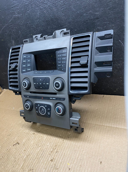 2010-2012 Ford Taurus Front Center Console Climate Radio Control Panel V1462 PS1