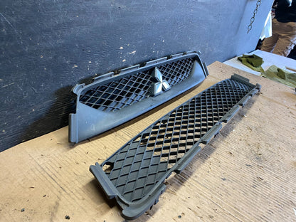 2010-2013 Mitsubishi Outlander Front Upper Lower Set Grille S9844 DG2