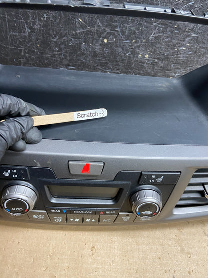 2011-2013 Honda Odyssey Dash Climate Control A/C Display Trim Bezel AH3999 DG3